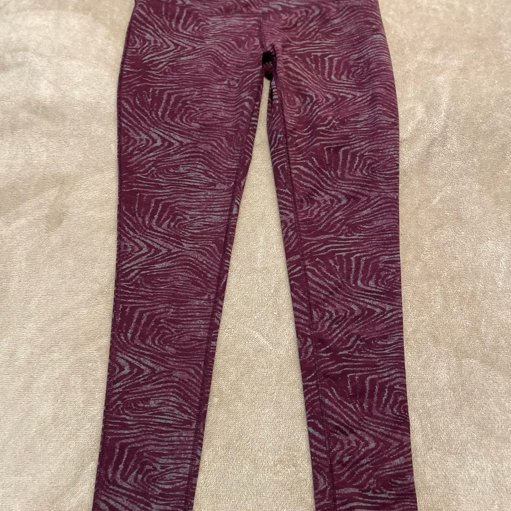 Women’s Active Wear Purple and Gray Leggings Size Small